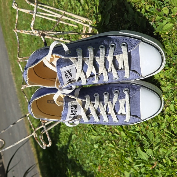 Converse ALL STAR Custom Chuck Taylor Low Top VIOLET NWOT Unisex - Picture 4 of 12